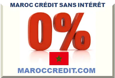 MAROC CRÉDIT SANS INTÉRÊT