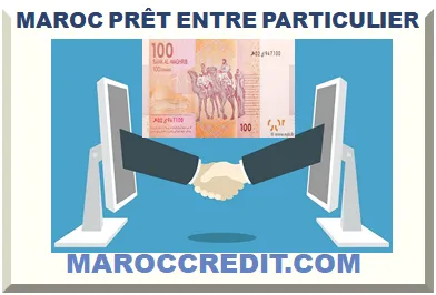 MAROC PRÊT ENTRE PARTICULIER