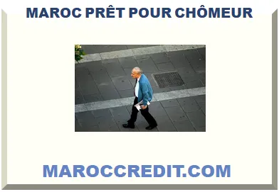 MAROC PRÊT POUR CHÔMEUR