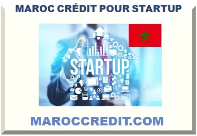 MAROC CRÉDIT POUR STARTUP